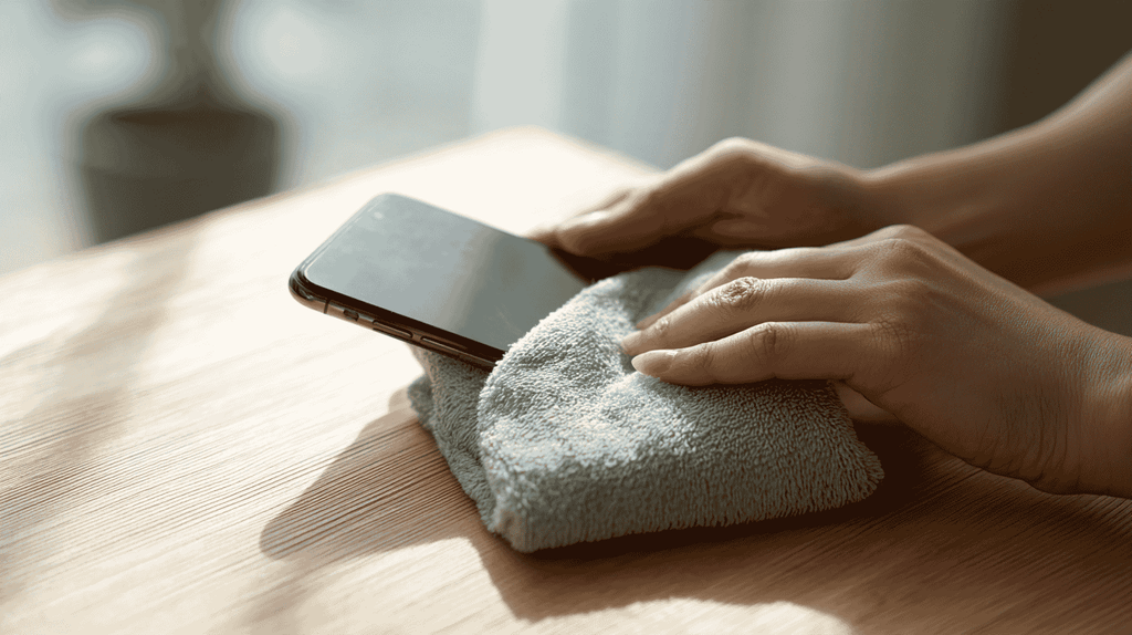 Telefoon nat geworden droog maken
